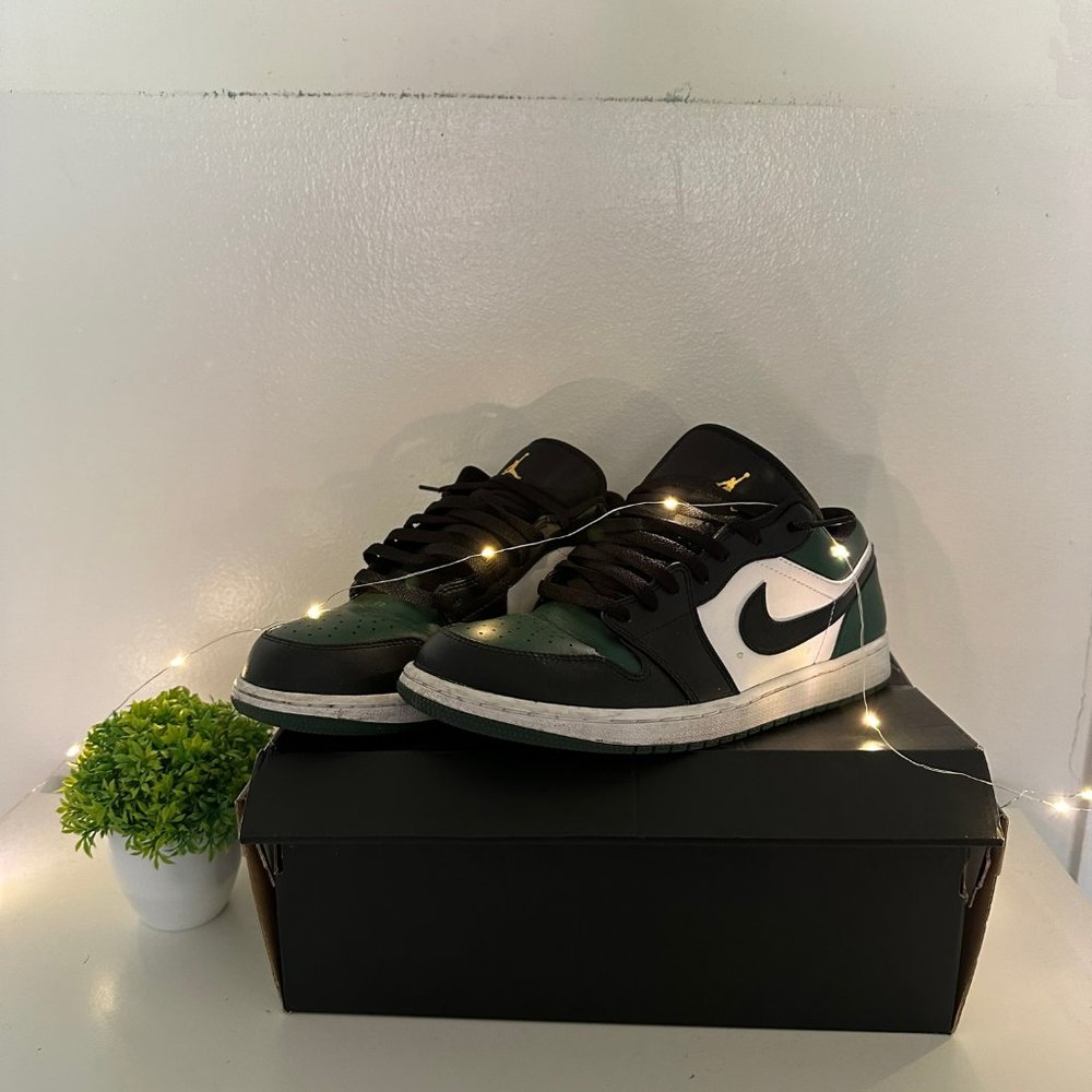 Air Jordan 1 low Green Toe Size 11